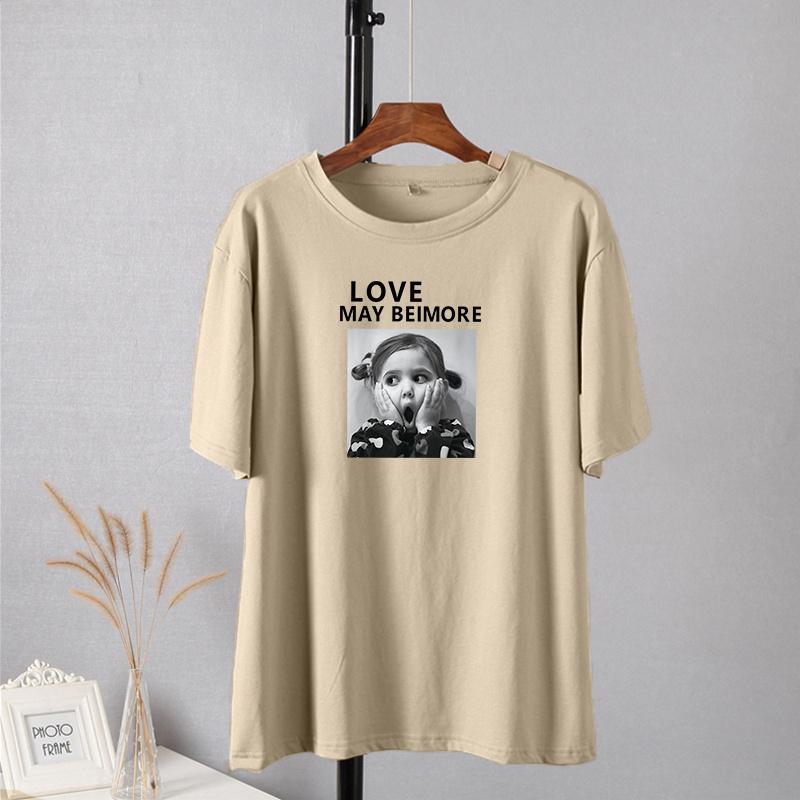 Shellsuning милые женские футболки с принтом для девочек, новые летние модные винтажные футболки с круглым вырезом и рисунком, женские повседневные простые хлопковые готические топы