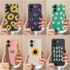 Для Xiaomi Redmi 13C K60 Ultra Note 13 Pro K70 Pro 13R K70E чехол для телефона Daisy Butterfly Защитная пленка для экрана Матовая жидкая силиконовая задняя крышка Бамперы