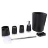 Bathroom Accessory Set PP Practical Trash Can Mouthwash Cup Toilet Brush Soap Dispenser for Home