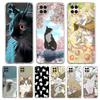 Модный мягкий чехол для телефона с милыми котами для Samsung Galaxy A51 A71 A21S A12 A11 A31 A41 A03S A13 A33 A73 A53 A52 A32 5G A23