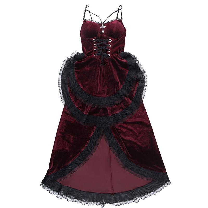 Женское платье в готическом стиле, осеннее, новое, темное, сексуальное, стройное, с завязками на талии, с драпировкой, женское платье