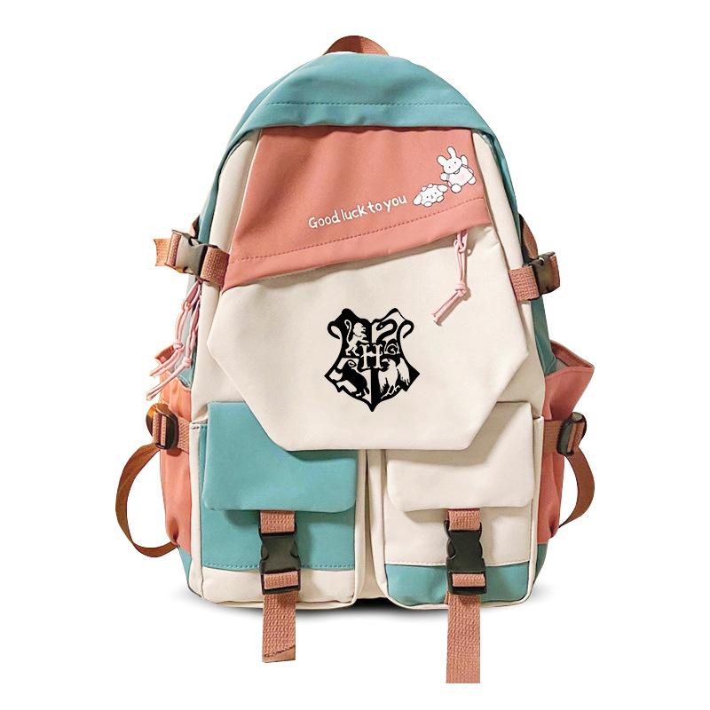 Backpack Gryffindor School Bag for Teenage Students Casual Travel Daypack