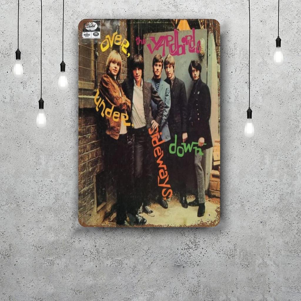 Металлические знаки группы The Yardbirds настенный декор Винтажные жестяные знаки Капитан Металлический плакат Декор для бара паба клуба Настенное украшение