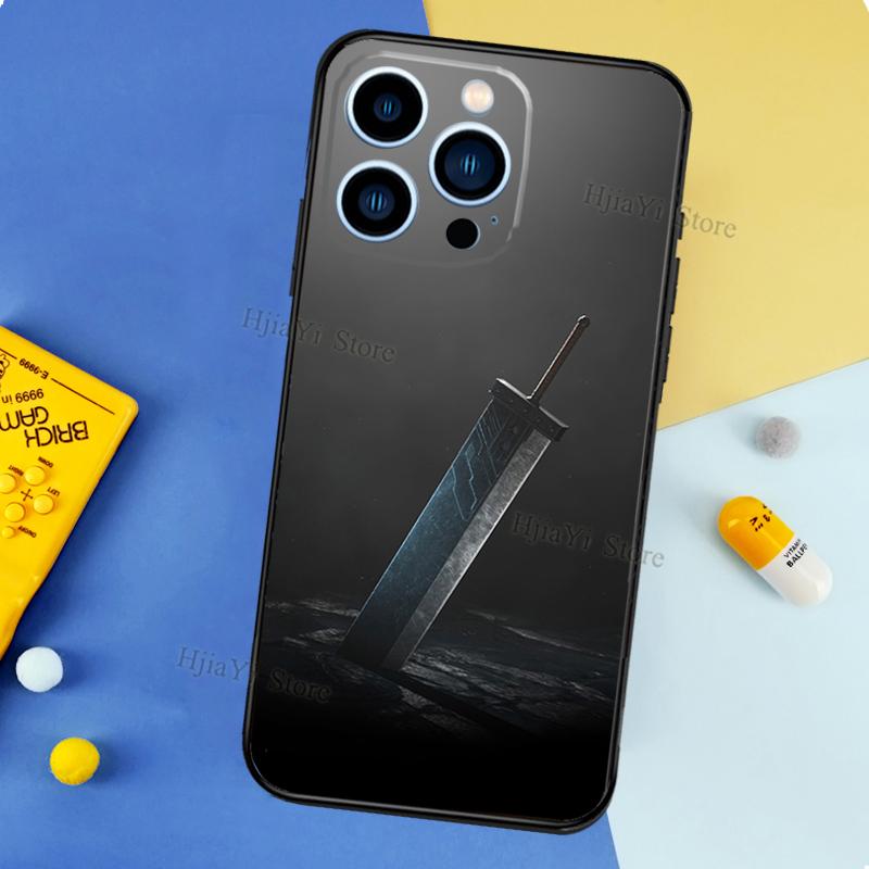 Final Fantasy VII Cases For iPhone 12 13 Pro X XS XR Plus 11 14 15 16 Pro Max Funda Coque Capa Full Cover