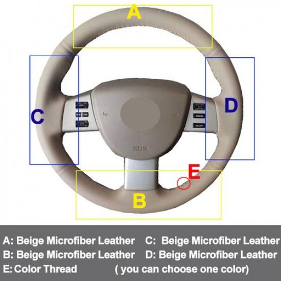 Чехол на руль ручной работы для Nissan Quest 2004-10 Murano Altima Maxima