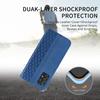 Coque de protection - BOOLING - pour Samsung Galaxy A14 5G - Synthécuir Bleu Marine - Motif Mosaïque - avec 2 Verres Trempés
