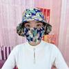 Sun Hat Women's Bucket Hat Mask Spring Summer Sun Shade Cycling Outdoor Sun Protection New Mask Women