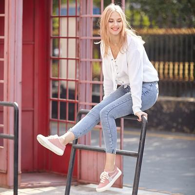 Весенняя новая повседневная обувь, парусиновые туфли с маленьким цветком, обувь с мехом, мужская и женская парная обувь