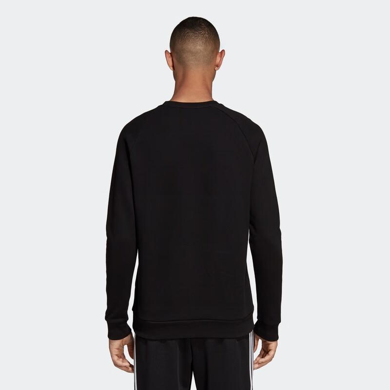 Adidas Originals Essential Crew Sweatshirt Men Tops Black DV1600