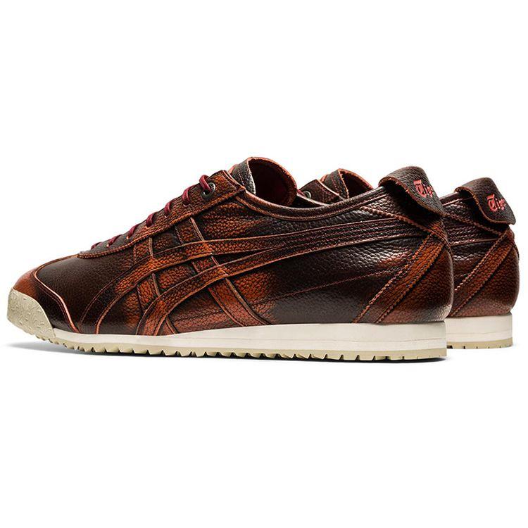 ONITSUKA TIGER Mexico 66 Sd Non-Slip Durable Lightweight Low-Top Sports Casual Shoes Unisex Sneakers Black Red Brown 1183A837-500
