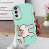 Чехол-накладка с рисунком кроликов, кусающих медведя, для Samsung Galaxy A52 A11 A12 A21s A14 A15 A16 A13 A23 A03 A33 A05 A53 A22 A06