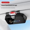 Подходит для ZEEKR 007gt 7X 001 zeekr 009 mix 9x автомобильный кейс для солнцезащитных очков коробка для хранения очков на солнцезащитном козырьке