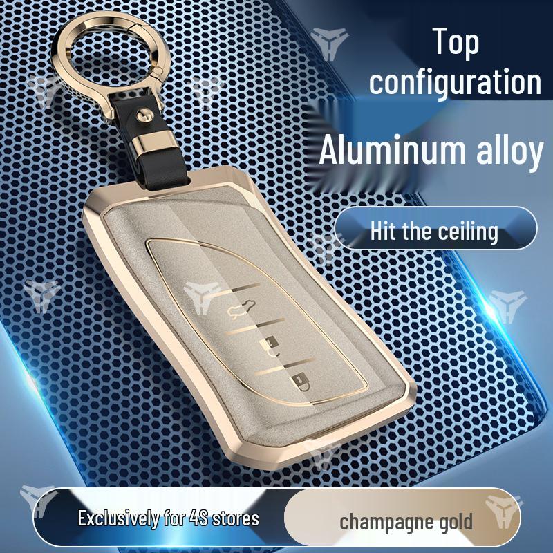Lexus Car Key Case for ES300/EX260/RX450/LX500 - Aluminum Alloy Protective Cover