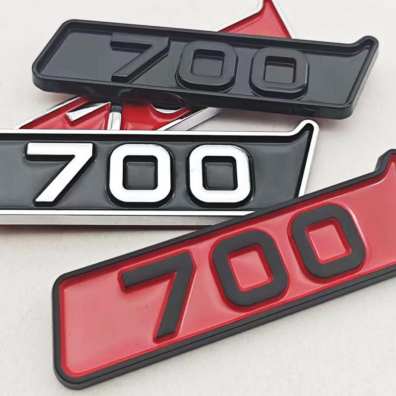 3D ABS Car Fender Side Accessories Logo 700 Sticker Badge Sticker Decals For Mercedes Benz AMG BITURBO 700 BRABUS Auto Styling