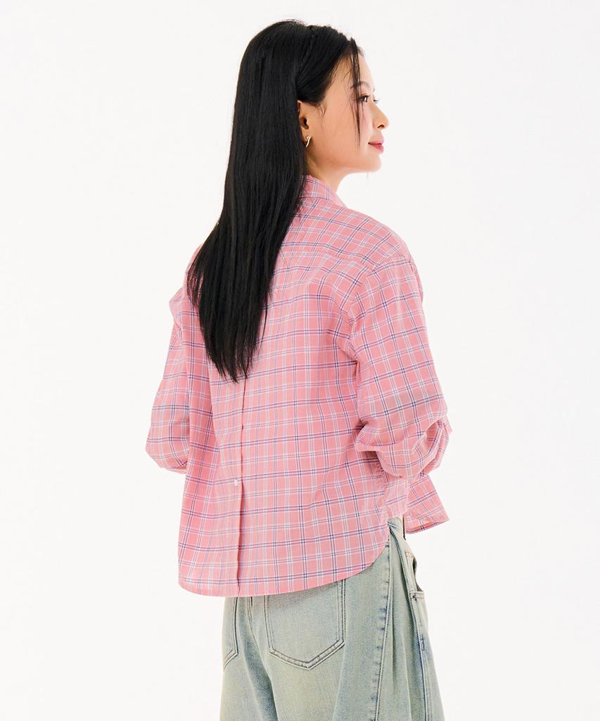 CHASECULT Women'S Crop Check Shirt-Fbrg5475C0P