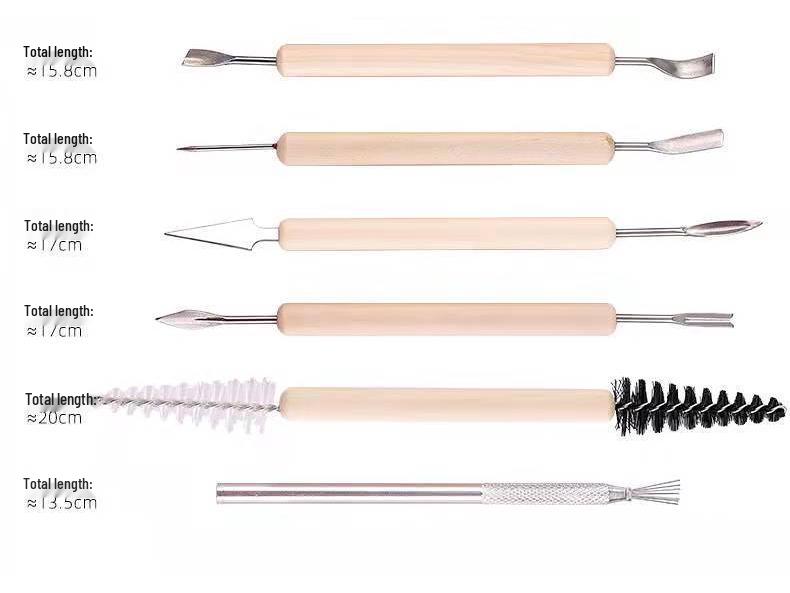 11-Piece Ceramic Clay Sculpting and Carving Tool Set for Pottery and Polymer Clay