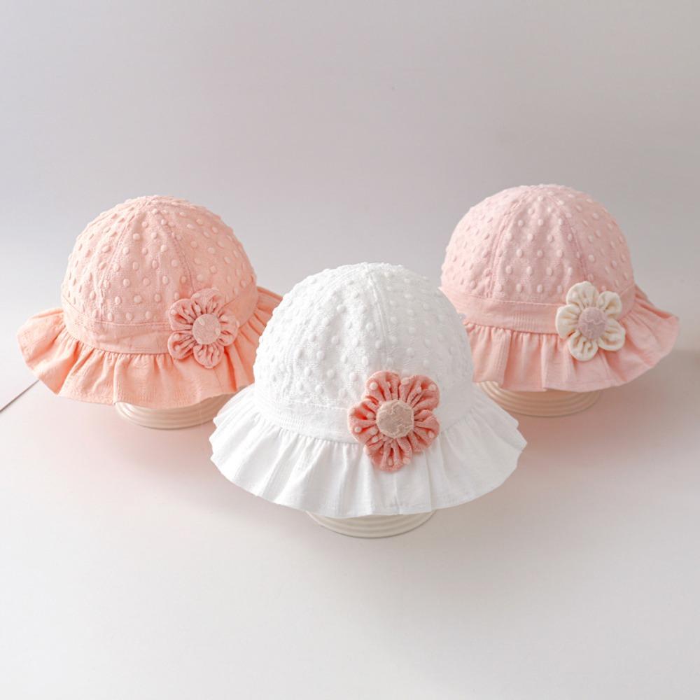Cute Princess Baby Sun Hats Ruffle Baby Hat Summer UV Protection Fisherman Cap