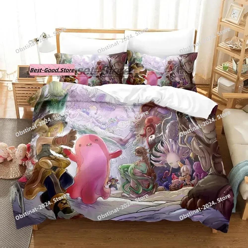 Новый комплект постельного белья Made In Abyss Односпальный Твин Печатный комплект постельного белья с наволочкой Пододеяльник Односпальный Двуспальный Queen Super King