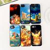 Чехол для телефона P-Pokemons Charmander P-Pikachus для Samsung Galaxy S25 S24 S23 FE Ultra Plus S7 Edge S25+ S23+ A56 5G Мягкий чехол