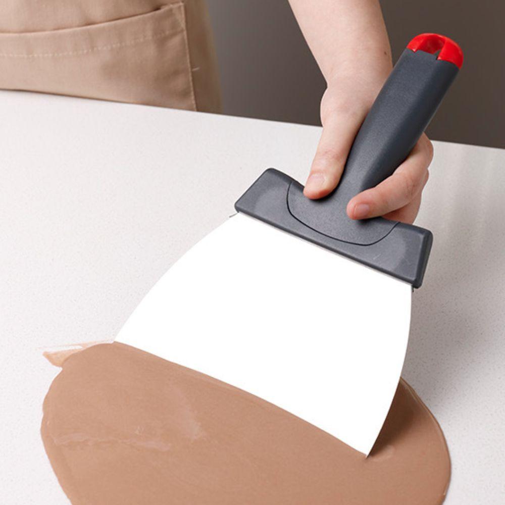 Stainless Steel Chocolate Shovel Large Size Chocolate Spatula Chocolate Tempering Scraper Candy