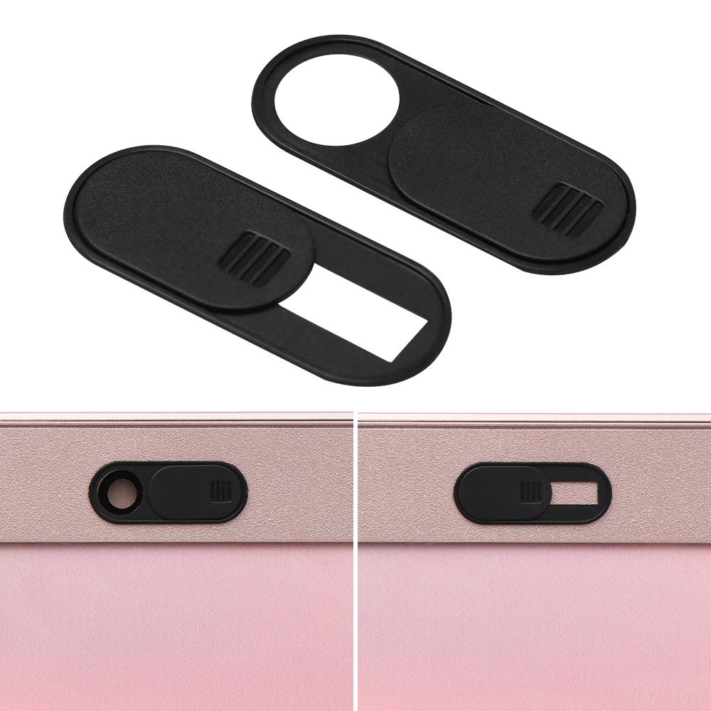 3PC Universal Plastic Black WebCam Cover Shutter Magnet Slider Camera Cover for IPhone Laptop Mobile Phone Len Privacy Stickers