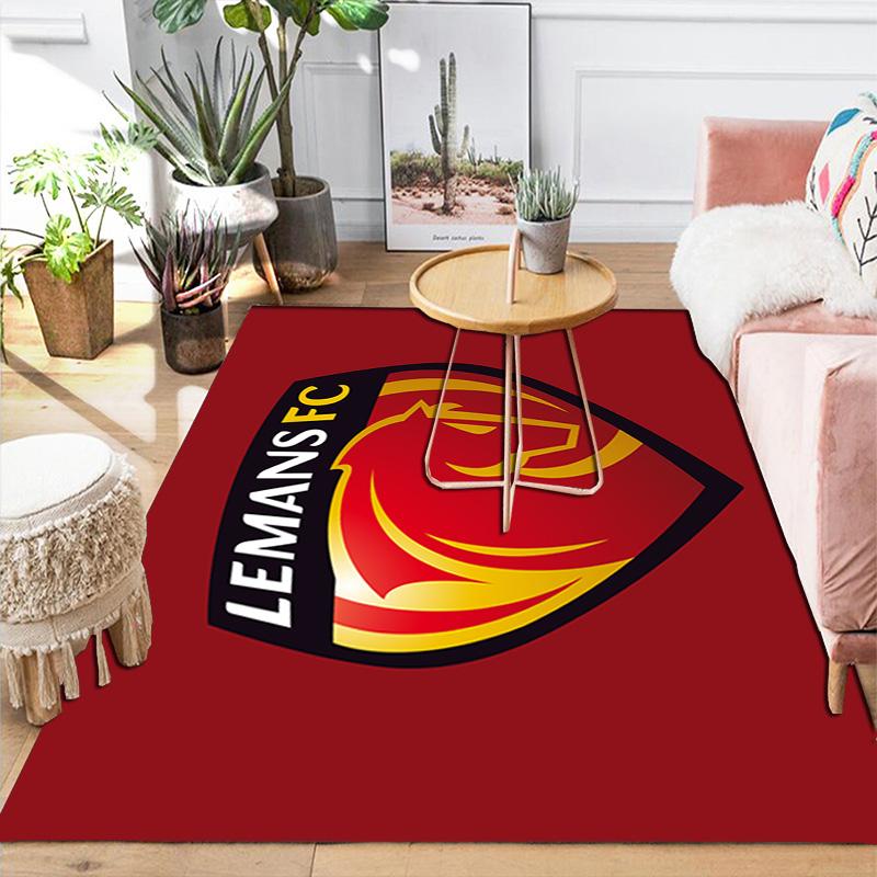 Le Mans Pattern Rug Floor Mat for Living Room or Bedroom Soft and Comfortable Carpet a Gift for Birthday and Holiday.