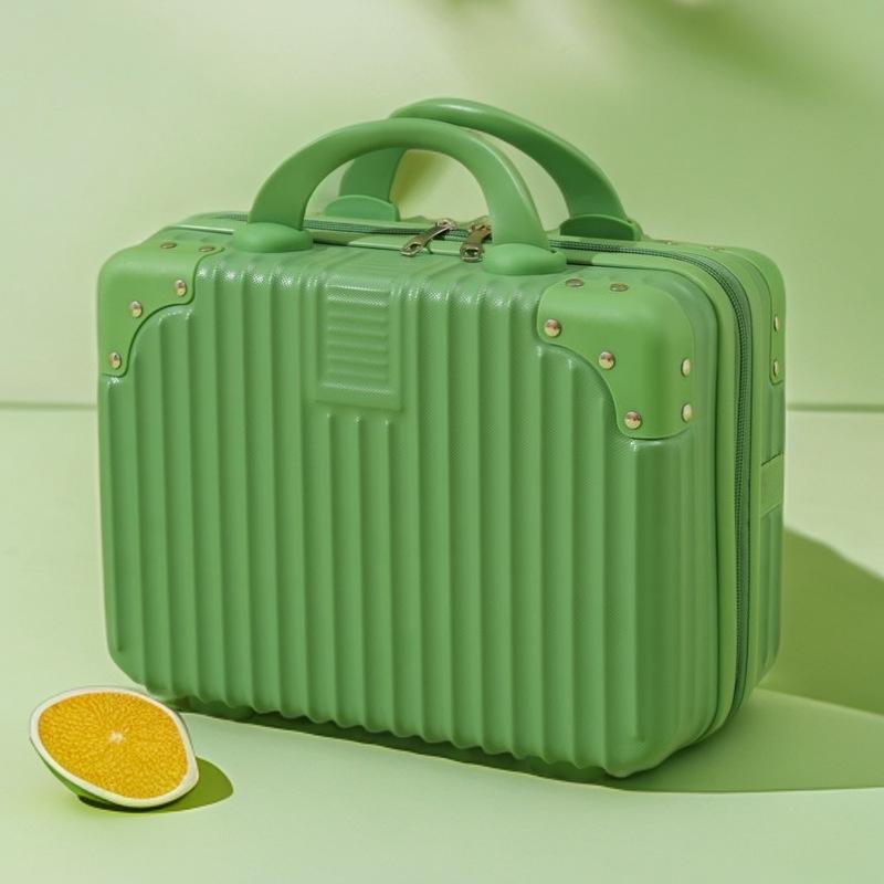 Customized 14-Inch Mini Makeup Case with Combination Lock – Portable Travel Handbag