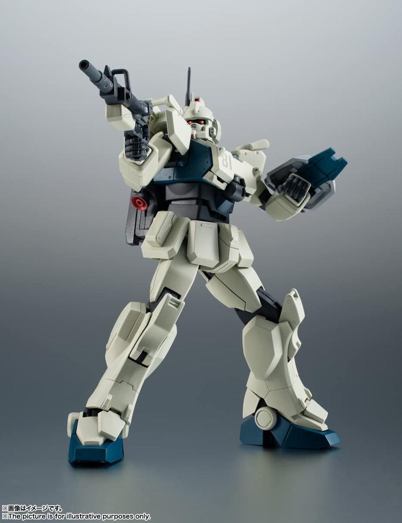 TAMASHII NATIONS ROBOT Spirits Mobile Suit Gundam 08th MS Platoon Gundam 125 мм окрашенная подвижная фигурка RX-79(грамм)Ez-8 Ez-8 версия. АНИМЕ. Прибл.