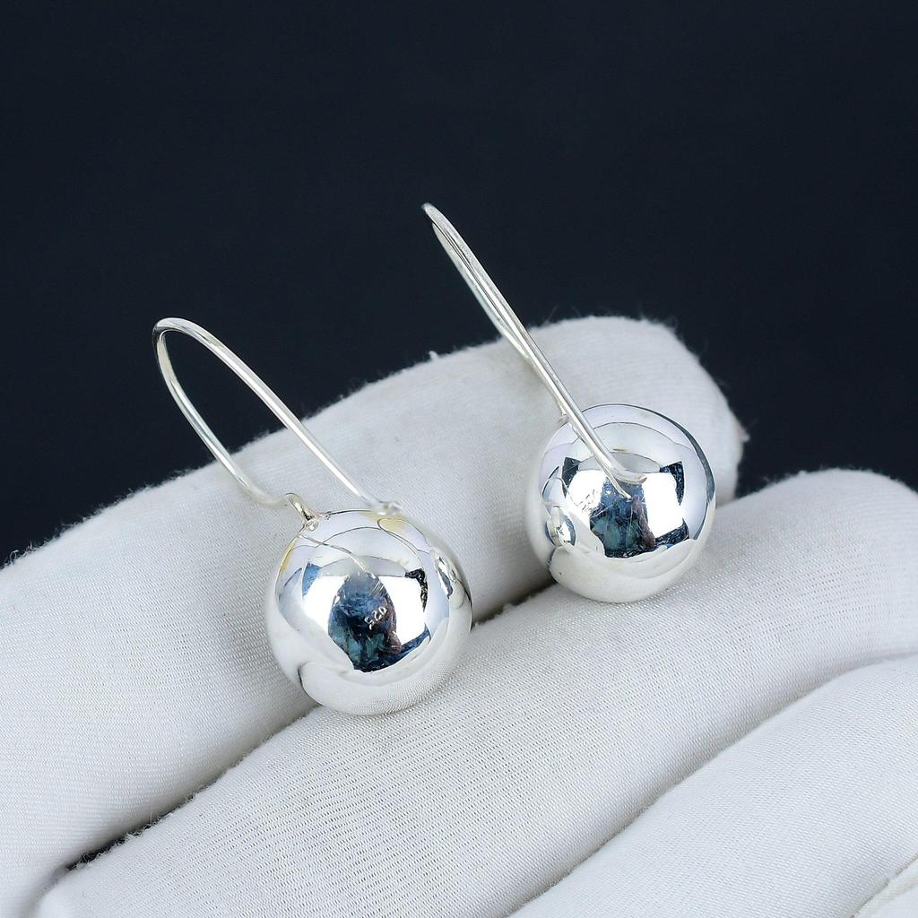 Серьги-кольца с натуральным лазуритом, серьги из стерлингового серебра 925 пробы, серьги-подвески из серебра ручной работы в стиле бохо, подарок на день рождения