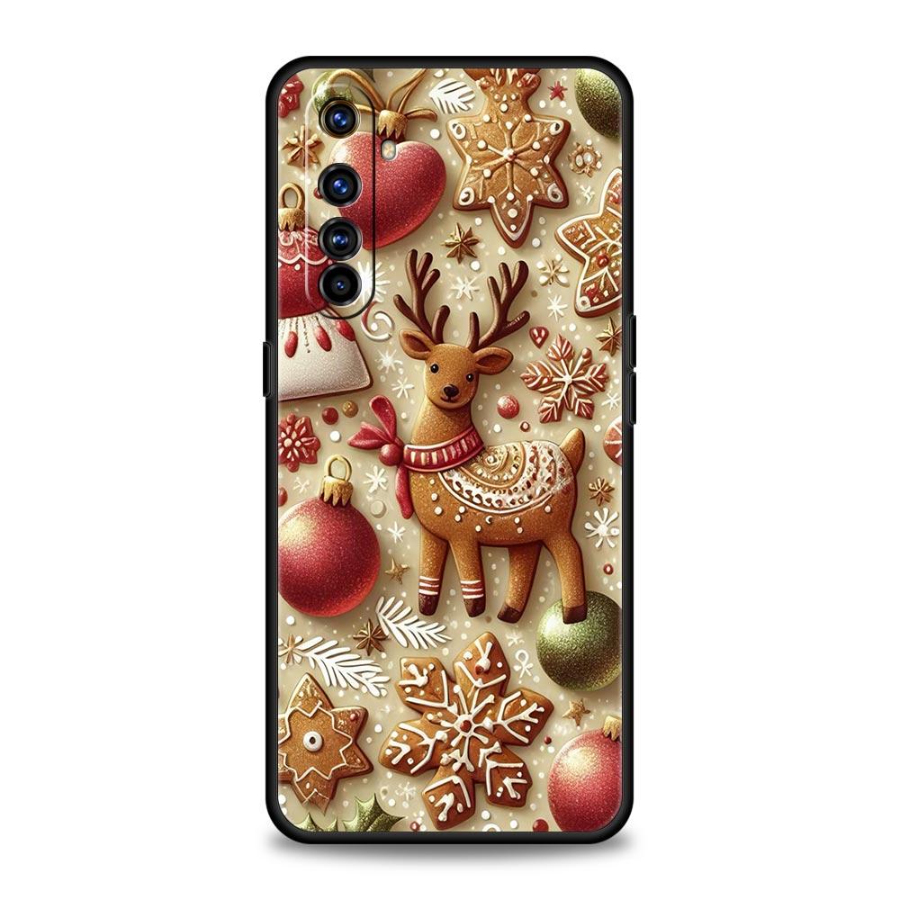 New Year Christmas Soft TPU For Realme 13 12 11 10 9 Pro Plus GT3 GT2 C21 C25 C35 C53 C55 C67 Pro 5G Phone Case Cover Fundas Bag