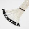 Metal Chain Multi-Layer Beads Necklace Gold Tassel Collarbone Chain Multi Layer Choker  Women