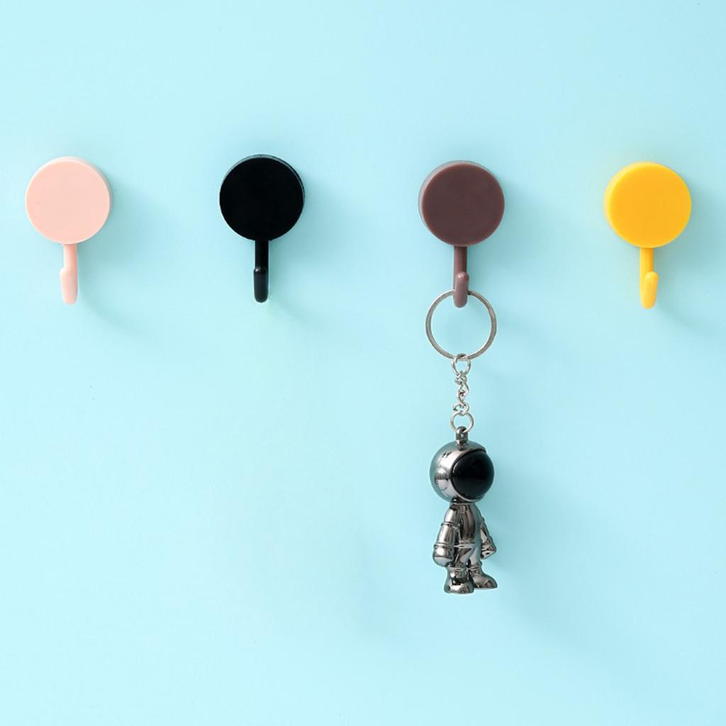 Самоклеящийся настенный крючок без повреждений, с сильной фиксацией, водонепроницаемый, для украшения ванной комнаты и кухни, крючок для ключей для организации дома