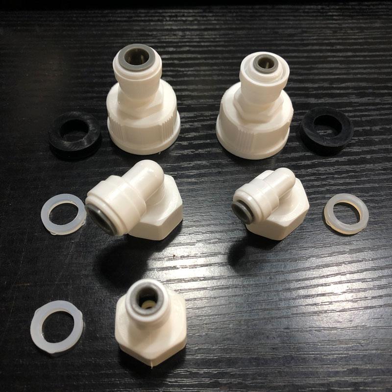 Трубка шланга 1/4" 3/8" НЗ 1/4" 1/2" 3/4" 1/8" Пластиковая трубка Быстроразъемные соединения Фитинги для разъема воды RO Система обратного осмоса