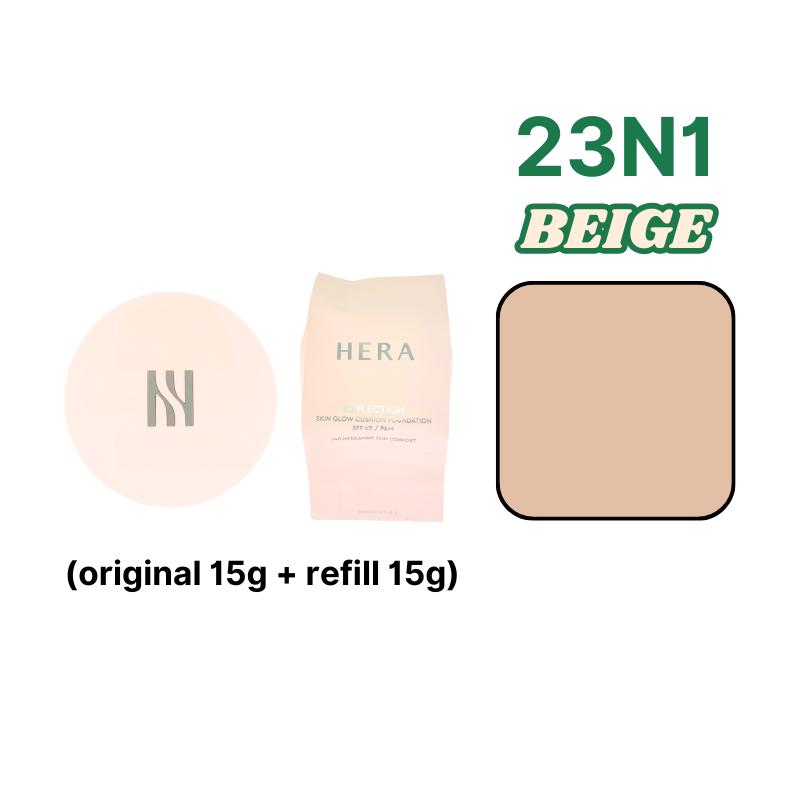 Hera НОВАЯ тональная основа Reflection Skin Glow Cushion SPF40/PA++ 15 г x 2
