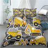 Home Living Luxury 3D Concrete Truck Print 2/3Pcs Comfortable Duvet Cover PillowCase Bedding Sets Queen And King AU/EU/US Size