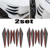 Car Front Bumper Lip Decoration Diffuser Shunt Fin Body Spoiler Canard Valence Car Modified Canard Decor Auto Accessories