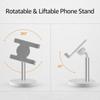 Aluminum Alloy Phone Stand For Desk / Bed Compatible With Cellphone And Tablet Smaller Than 10 Inch