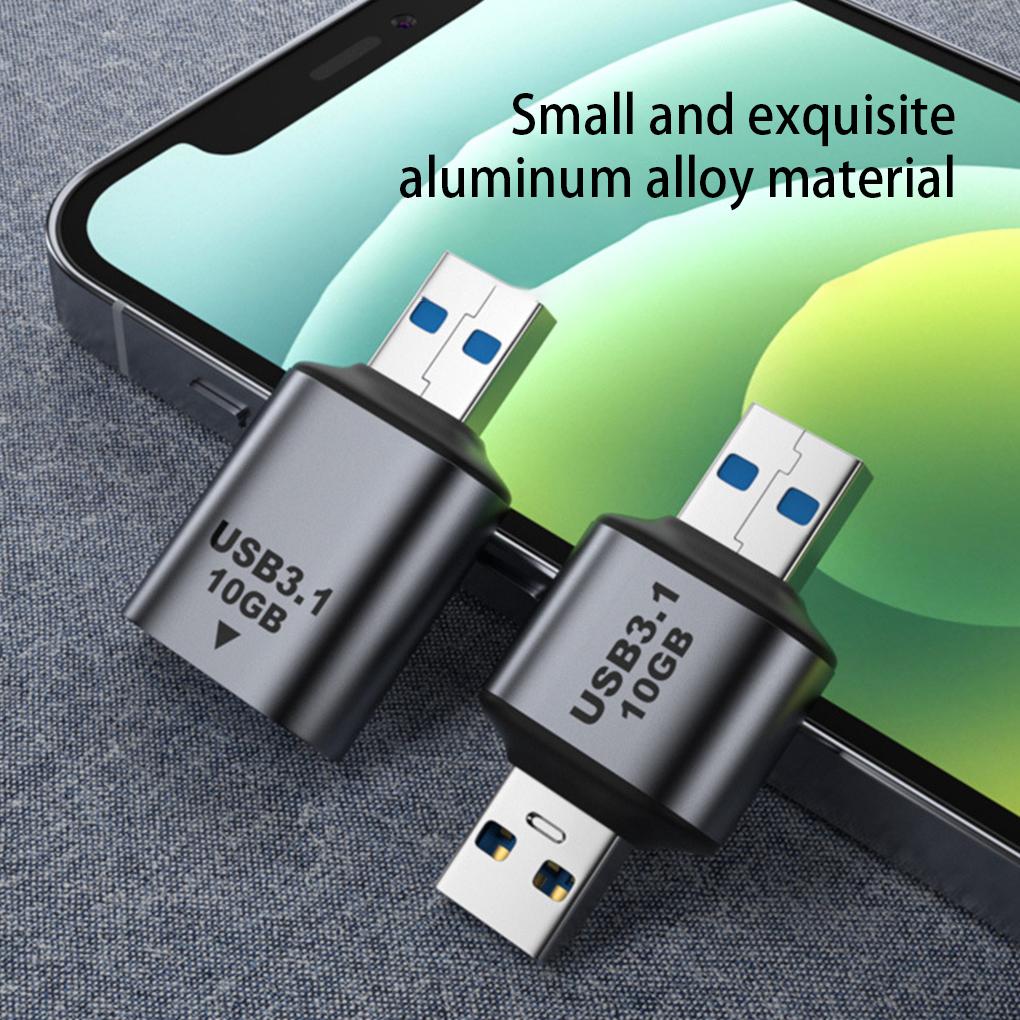 Адаптер USB 3.1 для телефона Аудио Видео Быстрая скорость Конвертер из алюминиевого сплава Переходные разъемы Аксессуар для настольного ПК