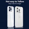 Роскошный Ультратонкий Силиконовый Мягкий Прозрачный Чехол для iPhone 17 Air 16e 16 15 14 Plus 13 12 Mini 11 Pro Max Задняя Крышка Прозрачный Чехол