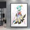 Canvas HD Prints Pokemon Blaziken Cartoon Character Images Modern Living Room Home Decor Aesthetic Poster Classic Children Gifts