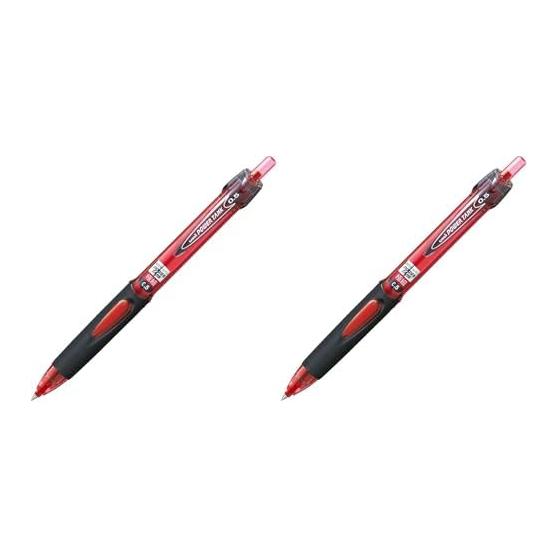 Шариковая ручка Mitsubishi Pencil Power Tank на масляной основе SN-200PT-05 Красная, Упаковка 15 шт., Нажимной стержень для шариковой ручки