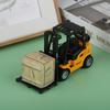 Alloy Vehicle Construction Forklift Friction Toy Cargo Pallet Interactive Toy