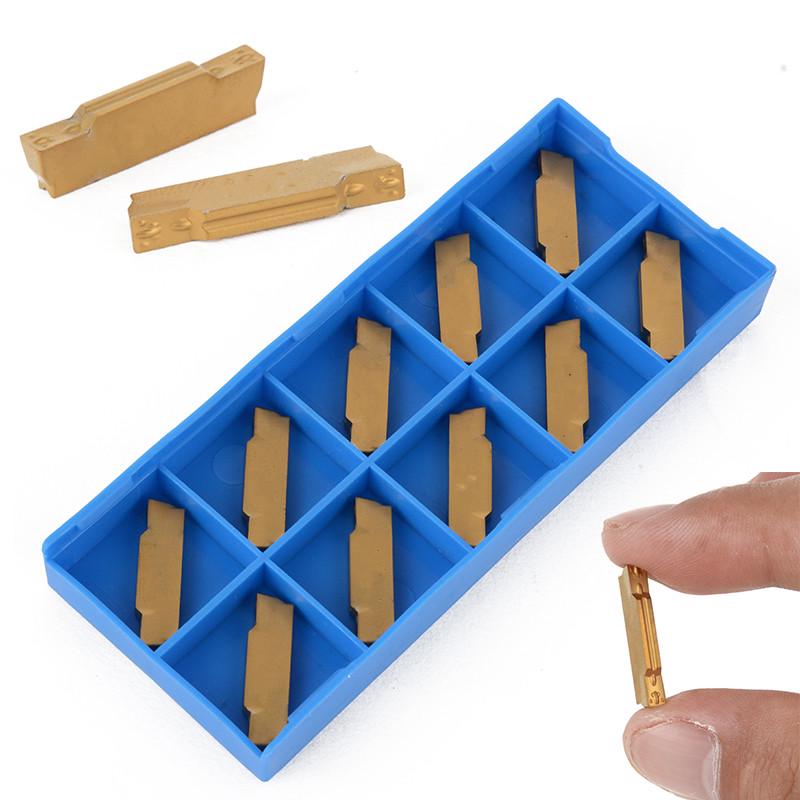 10 шт. MGMN300-M золотые твердосплавные вставки, лезвия, токарный станок, инструмент для обработки канавок