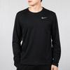 Nike Мужская футболка с длинным рукавом для бега для фитнеса, черные BV4754-010