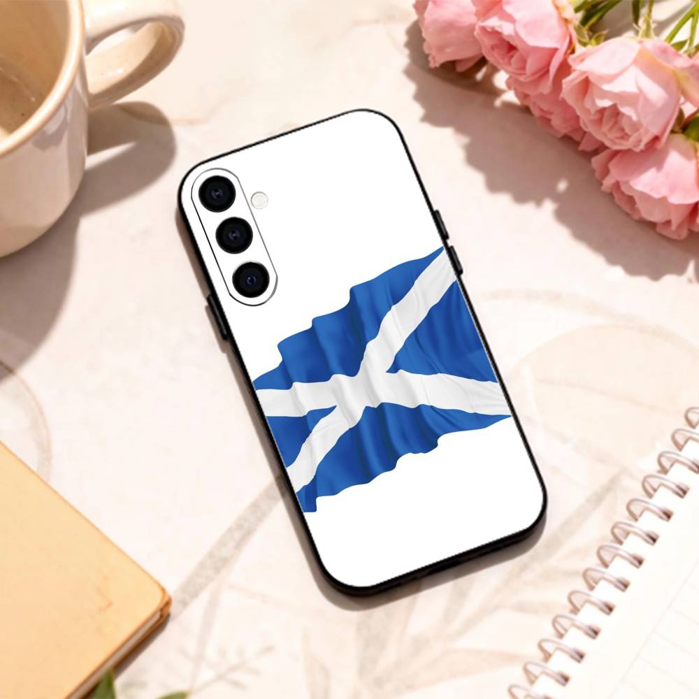 S-Scotland S-Scottish F-Flag phone Case For Samsung Galaxy A73,A72,A71,A70,A53,A52,A51,Others Soft Black Shell
