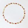 Light Luxury Zircon Necklace Copper Zircon Crystal Leaf Necklace Fashion Vine Necklace  Gift