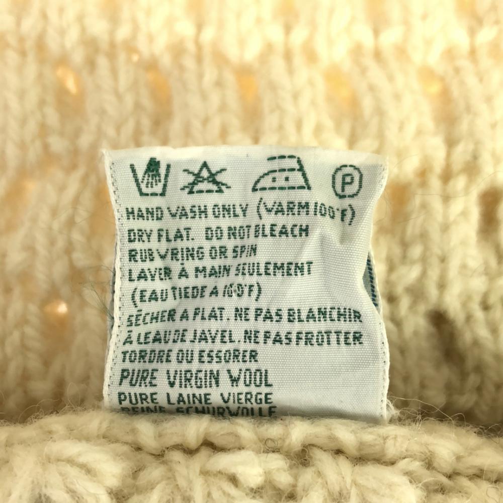 Джон Моллой 90-е Старый Вязаный цельный бежевый Туника Женский Б/У