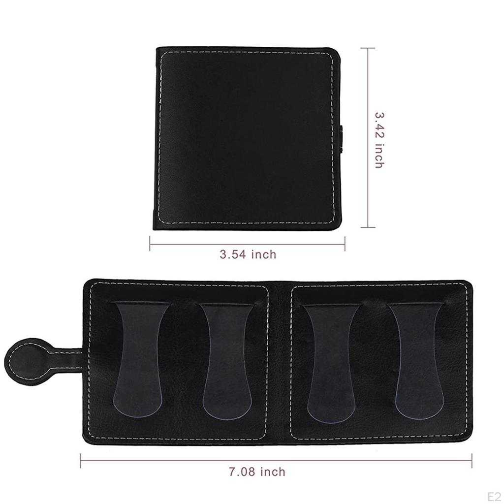 PU Leather Guitar Plectrums Bag, Picks Storage Pouch Box, Carrying Bag Portable, Gifts for Friends,