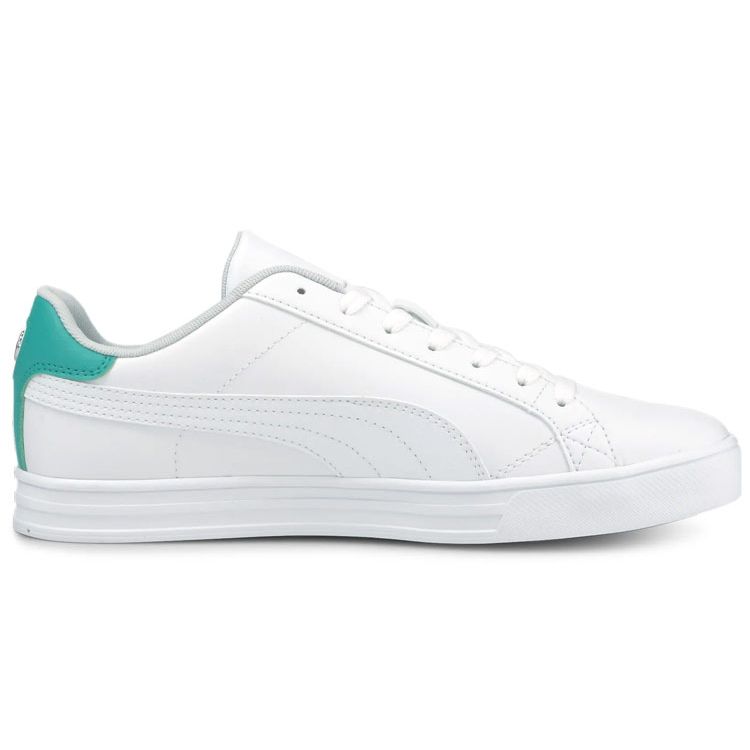 Puma Унисекс Mercedes-AMG Petronas F1 x Smash Vulc V3 Low Белый Спектральный Зеленый 306847-01