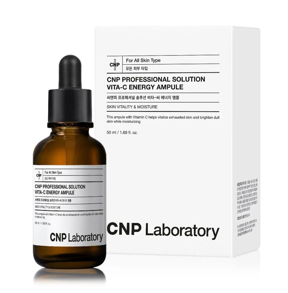 CNP LABORATORY Профессиональное решение Vita-C Energy Ampule 50 мл, Антивозрастное, Увлажняющее, Корейская косметика, Kbeauty